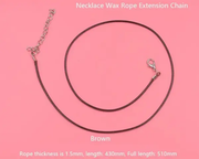 Necklace Wax Rope Extension Chain Cord by Resin Art NZ