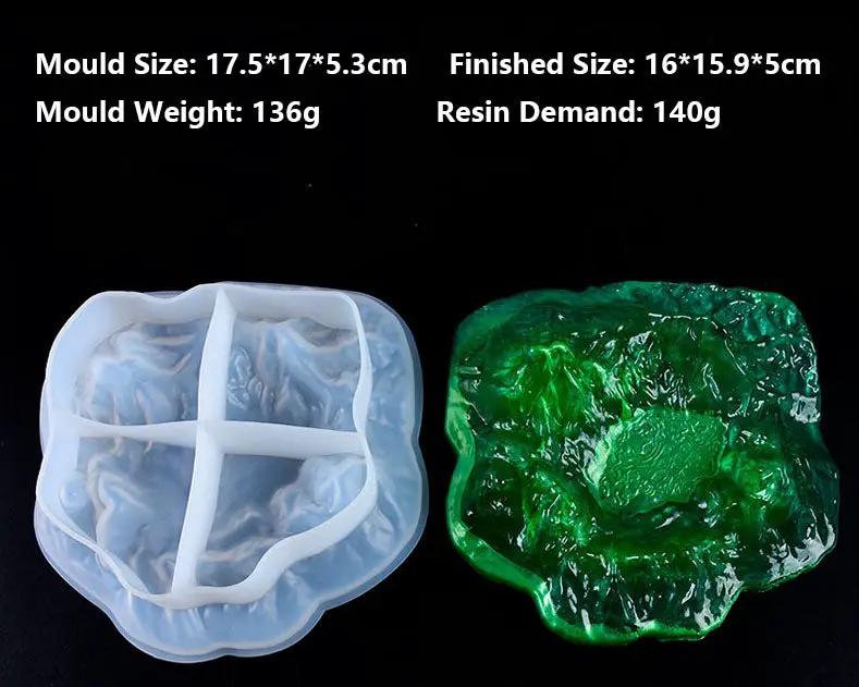 Ashtray Moulds Epoxy Resin Moulds Silicone Mould Casting Mould for Large Size DIY Ashtray Flower Pot Resin Art by Resin Art NZ