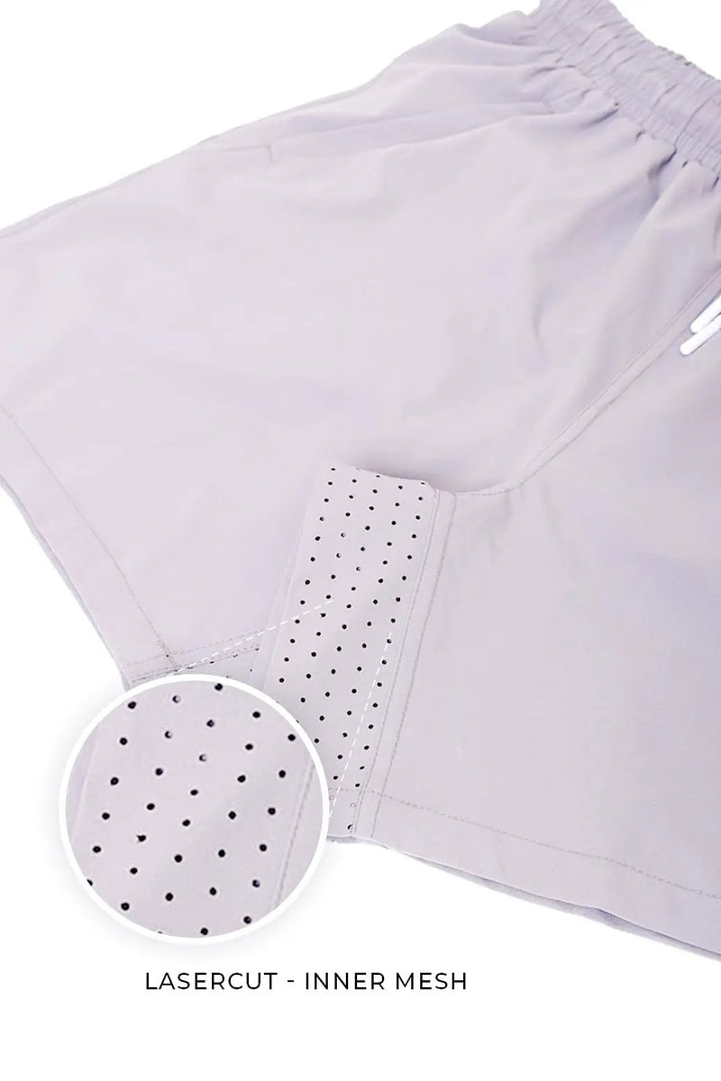 Nova Shorts Light Grey by Fuaark Nz