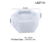 Candle Holder Moulds - 02 by Resin Art NZ