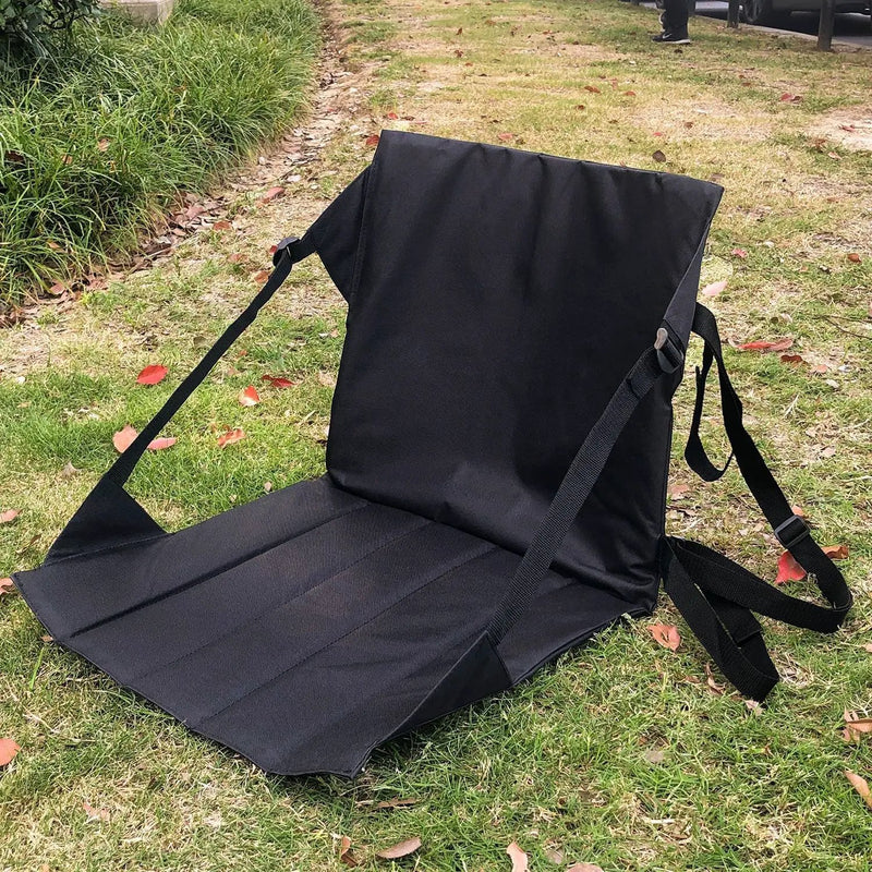 Folding Camping Chair Black by salelink.co.nz