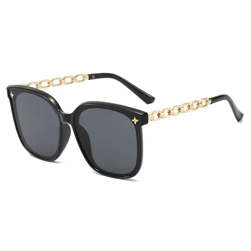 ECOTREK Women’s Oversized Sunglasses – UV400 Retro Square Fashion Shades LX07 by ECOTREK