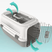 dealonline.co.nz dealonlinenz 58CM Dog/Cat Airline Travel Cage/Carrier 58CM Dog/Cat Airline Travel Cage/Carrier