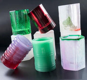 DIY Plant Pot mould, Cube and Cylinder Resin Planter moulds, Square Silicone moulds, DIY Flower Pot moulds, Pen Holder moulds by Resin Art NZ