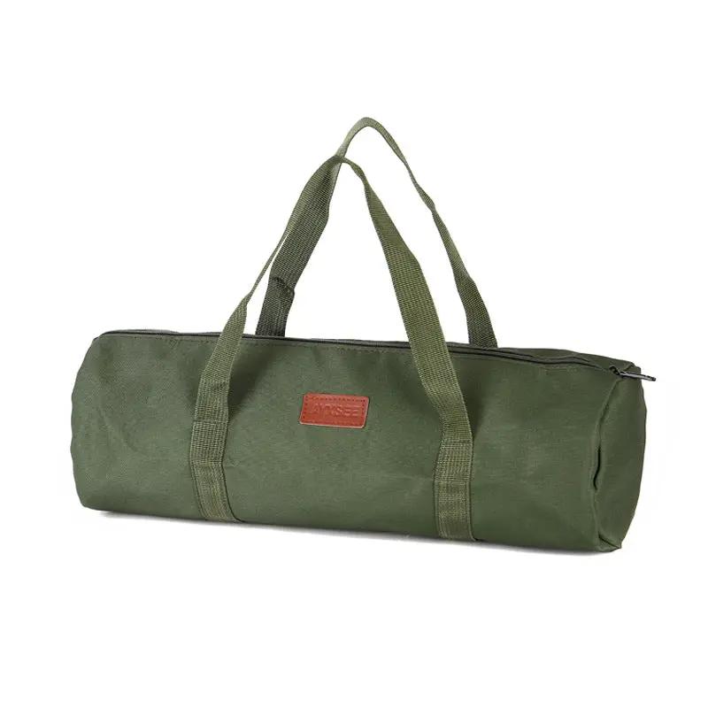 ECOTREK Canvas Tent Stake Bag – Portable Camping Peg & Hammer Storage Bag AYH11101 by ECOTREK