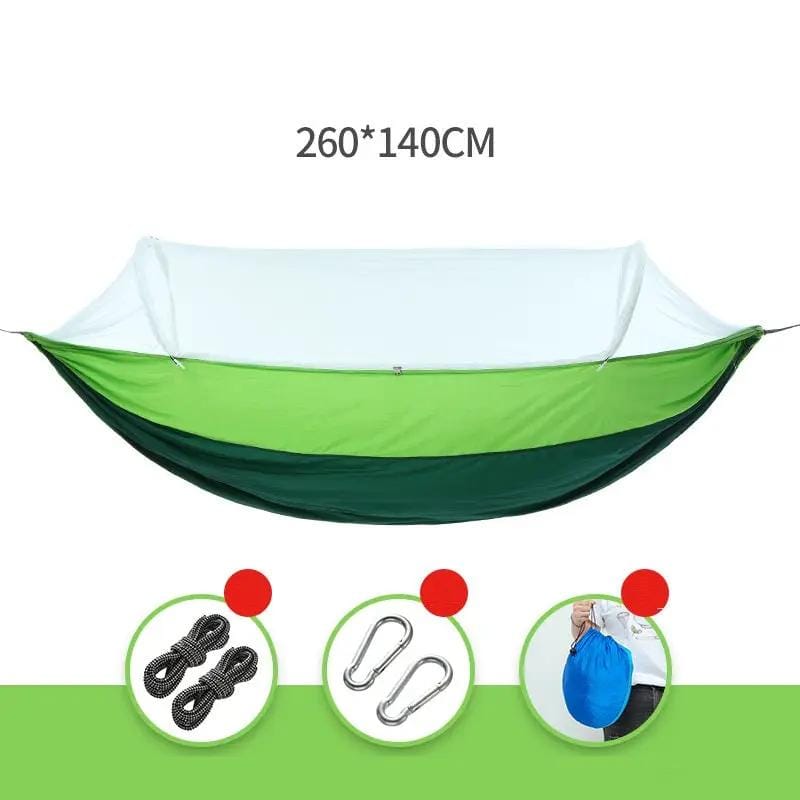 ECOTREK-Portable Automatic Quick-Open Mosquito Hammock with Net THTF7013 by ECOTREK