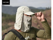 DARK GREY Sun Hat Wide Brim Bucket Hats Outdoor Fishing Hiking Cap UV Protection by dealonline.co.nz