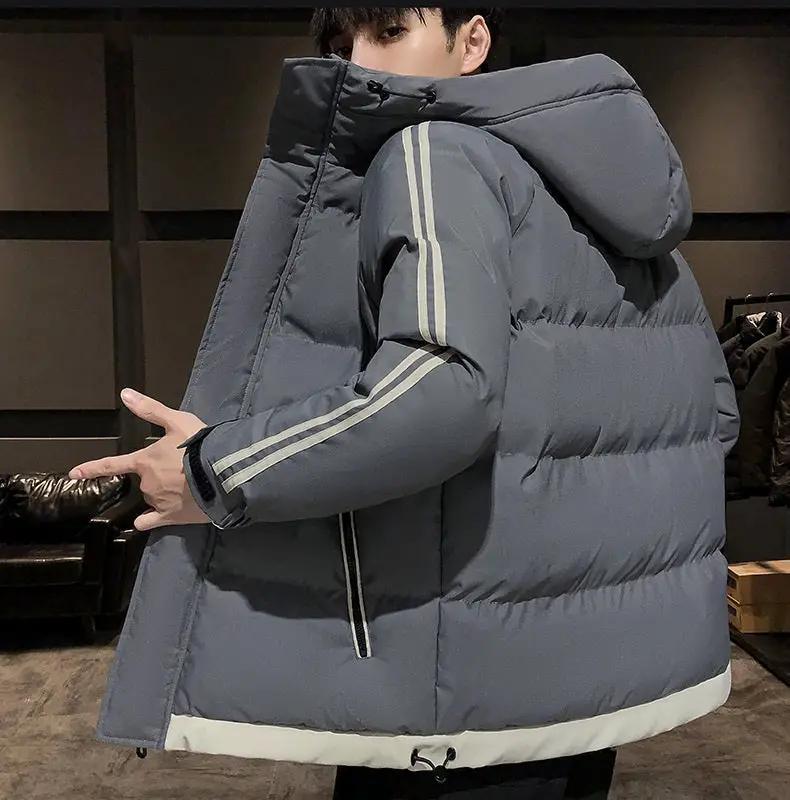 Men's Winter Jacket Grey L - 4XL by dealonline.co.nz