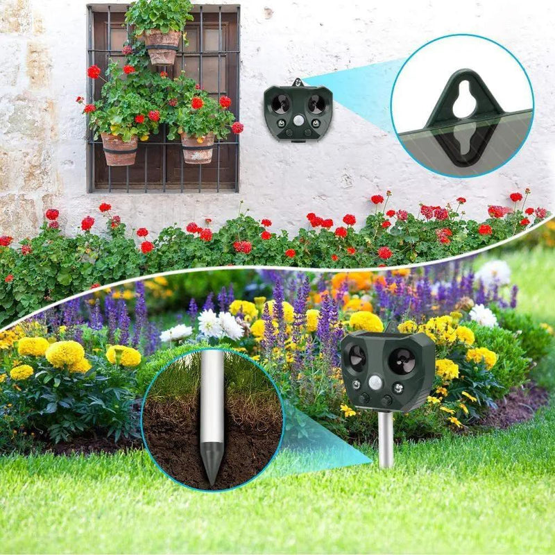 Solar Ultrasonic Bird Repeller Pest Animal Possum Deterrent by salelink.co.nz