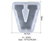 Alphabet Letter Moulds - Individual - Super Large by Resin Art NZ