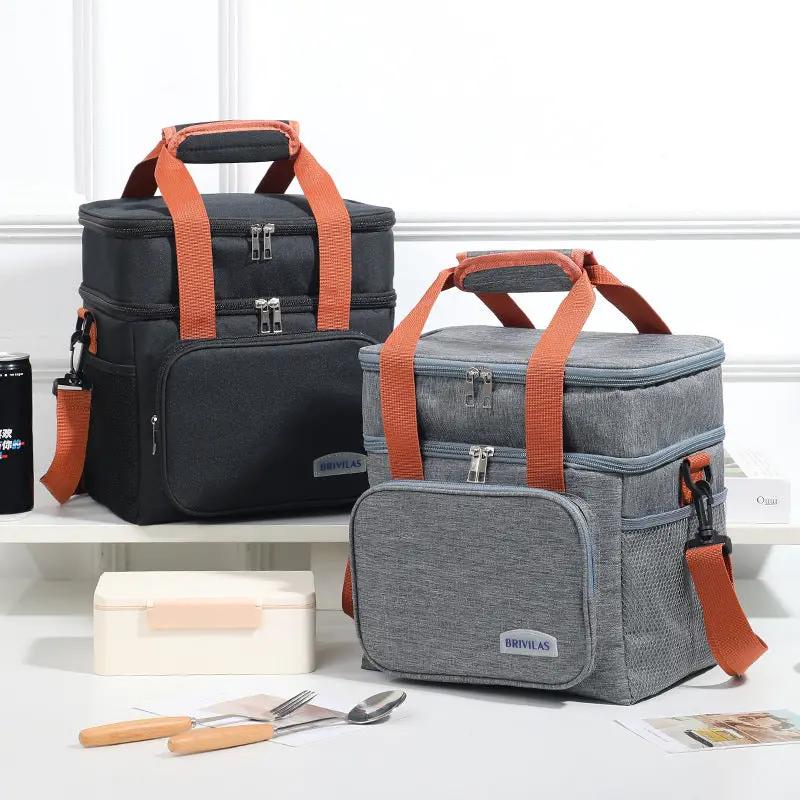 Insulated Lunch Cooler Bag - Black by salelink.co.nz