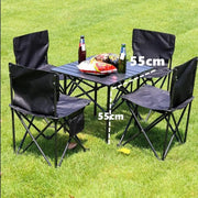 Portable Folding Table Tea Picnic Camping Barbecue Square Table 55cm by dealonline.co.nz
