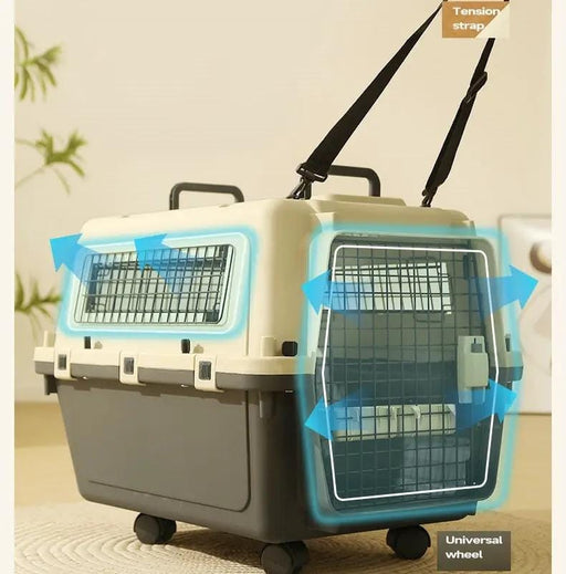 dealonline.co.nz dealonline.co.nz 67CM Plastic Airline Travel Cage/Carrier/Crate 67CM Plastic Airline Travel Cage/Carrier/Crate