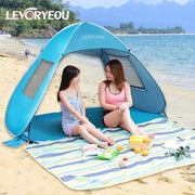 Pop-Up Beach Tent Sun Shelter – Easy Setup & Portable TTQY6011 by ECOTREK