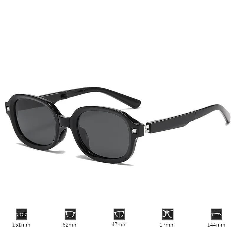 Ecotrek Polarised Folding Rectangular Sunglasses – UV380 Lightweight LX16-21 by ECOTREK