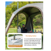 Automatic Dome Canopy & Tent – Includes 4 Side Walls and 1 Groundsheet SZXL9781 by ECOTREK