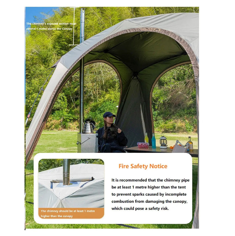 Automatic Dome Canopy & Tent – Includes 4 Side Walls and 1 Groundsheet SZXL9781 by ECOTREK