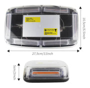 6-COB LED Beacon Flashing Magnetic Emergency Warning Strobe Amber Light 12/24V by salelink.co.nz