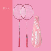 2PCS Badminton Racquet Racket with Zipper Cover Shoulder Bag by dealonline.co.nz