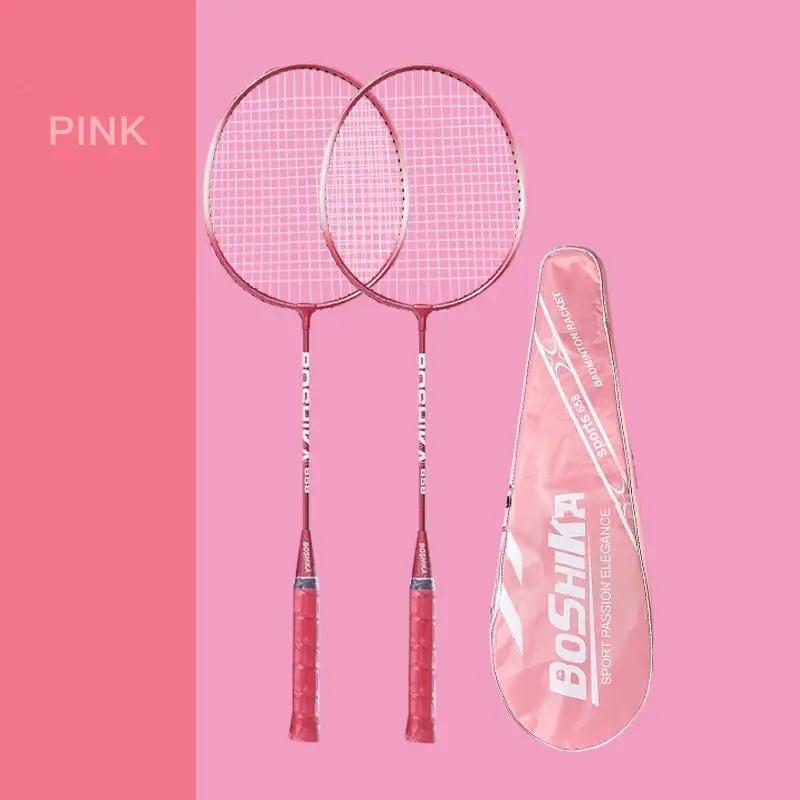 2PCS Badminton Racquet Racket with Zipper Cover Shoulder Bag by dealonline.co.nz