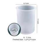 Silicone Candle Holder Moulds - 3 by Resin Art NZ