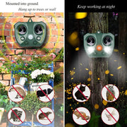 Solar Ultrasonic Bird Repeller Pest Animal Possum Deterrent by salelink.co.nz