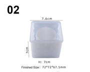 Candle Jewelry Storage Moulds Set for DIY Craft and Resin Art by Resin Art NZ