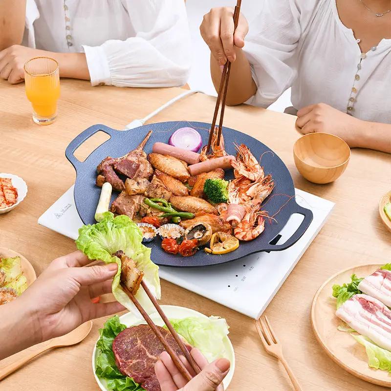 Portable BBQ Grill Pan - 30cm by salelink.co.nz