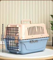 dealonline.co.nz dealonline.co.nz 48CM Dog Cat Airline Travel Cage Carrier With Bowl 48CM Dog Cat Airline Travel Cage Carrier With Bowl