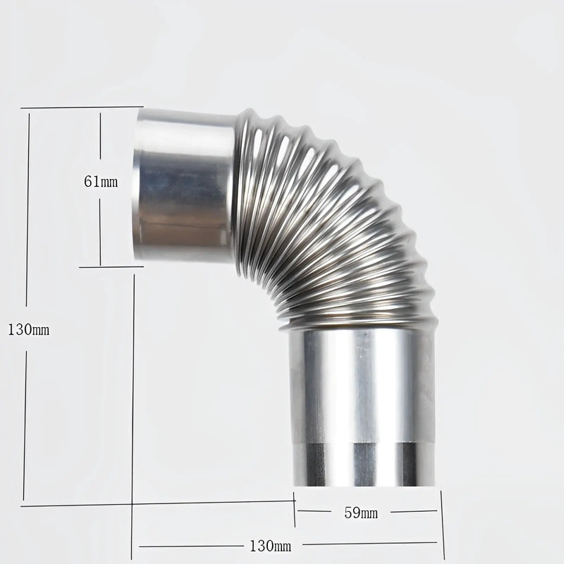 Camp Wood Stove Bent Flue by salelink.co.nz