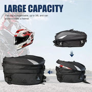 ECOTREK Motorcycle Tail Bags ECOTREK Expandable Waterproof Motorcycle Tail Bag & Backpack 25L–38L BQF1111 ECOTREK Expandable Waterproof Motorcycle Tail Bag & Backpack 25L–38L BQF1111
