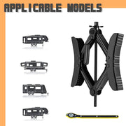 RV Wheel Chock Stabilizer Camper Scissor by salelink.co.nz
