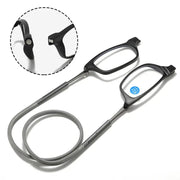 Magnetic Reading Glasses Adjustable Folding Glasses with Magnetic Clip 1.0-4.0 by dealonline.co.nz
