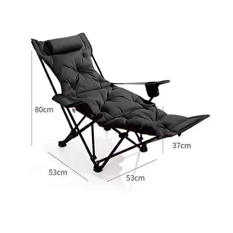 Ecotrek Folding Camping Chair with Footrest & Recline – 2-in-1 Portable Outdoor Chair FY1352 by ECOTREK