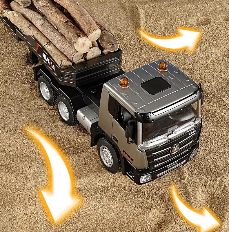 2.4G Wireless Electric Alloy Remote Control Truck & Trailer with Lights & Sounds by dealonline.co.nz