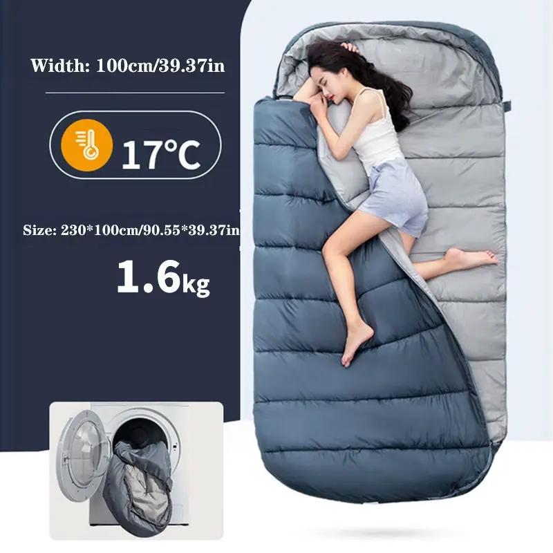 Large Rectangular Sleeping Bag – 230 x 100 cm, Ideal for Camping, Hiking, Picnic & Outdoor Use LCF61636 by ECOTREK