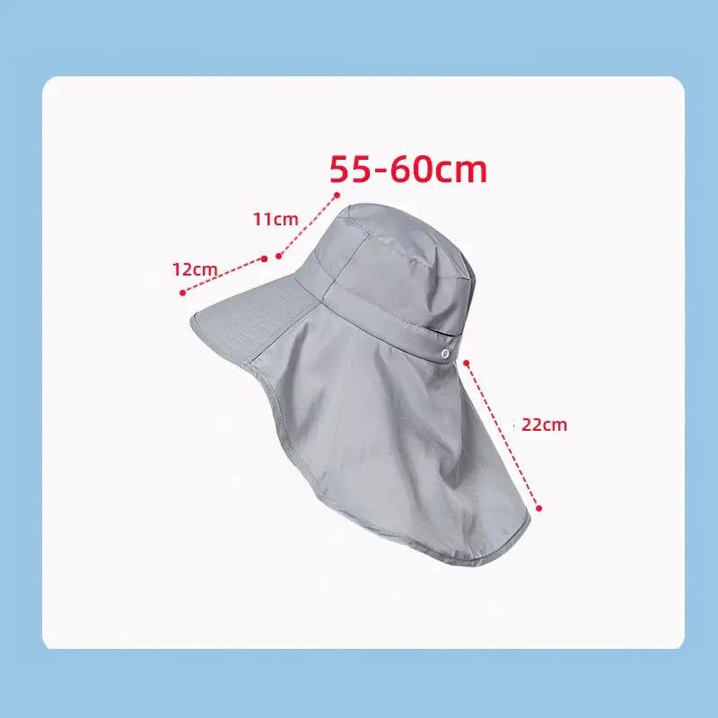 BEIGE Sun Hats Wide Brim Bucket Outdoor Fishing Hiking Cap UV Protection by dealonline.co.nz