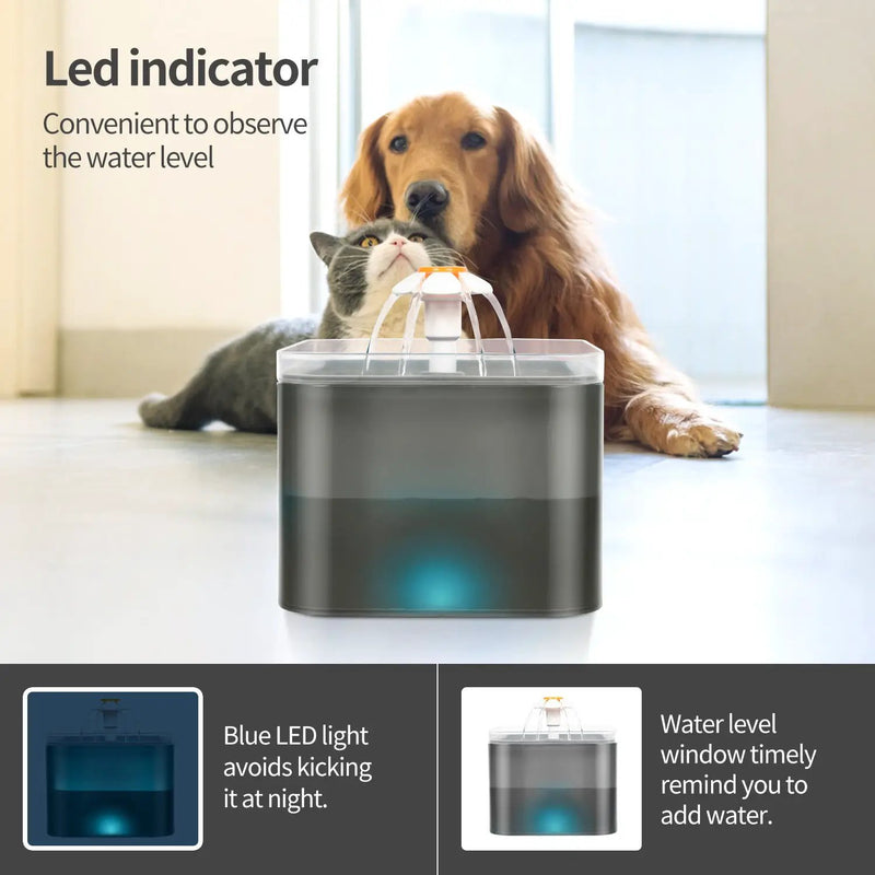 Pet Water Fountain Feeder by salelink.co.nz