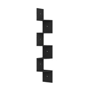 Wall Mounted Corner Shelves Black by salelink.co.nz