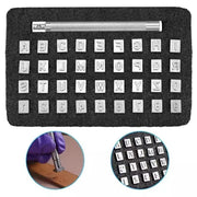 36pcs Steel Punch Alphabet Letter Number Stamper Set Leather Punching Tools by salelink.co.nz