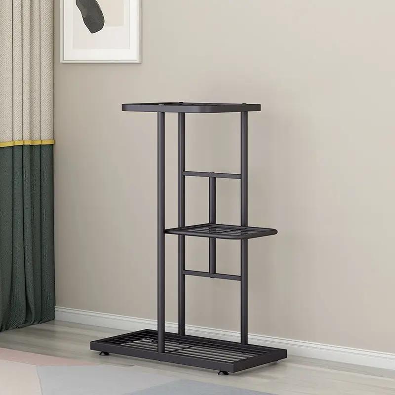 3 Layer Flower Stand Plant Shelf - Dark Grey by salelink.co.nz