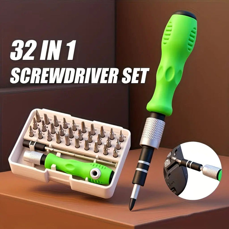 ECOTREK Tool Kits 32 In 1 Magnetic Precision Screwdriver Set HCX71403 ECOTREK ECOTREK 32 In 1 Magnetic Precision Screwdriver Set