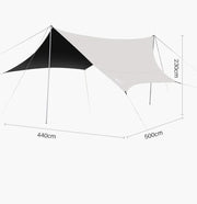 Large Butterfly-Style Blackout Canopy – Waterproof & Portable DYLF90424 by ECOTREK