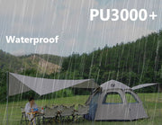 Pop-up Hexagonal Double-Layer Waterproof Tent + Winged CanopyDYLF2063 by ECOTREK