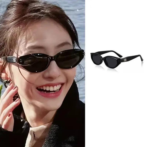 Ecotrek Small Oval Cat Eye Sunglasses – UV380 Protection HD01-31 by ECOTREK