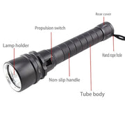 Scuba Diving Flashlight 5000Lumens Tactical Hunting Torch by salelink.co.nz