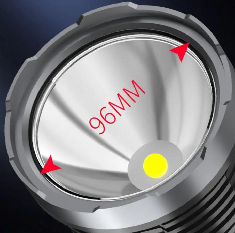 SL02 USB Rechargeable Brightness Long-rang LED Flashlight by dealonline.co.nz
