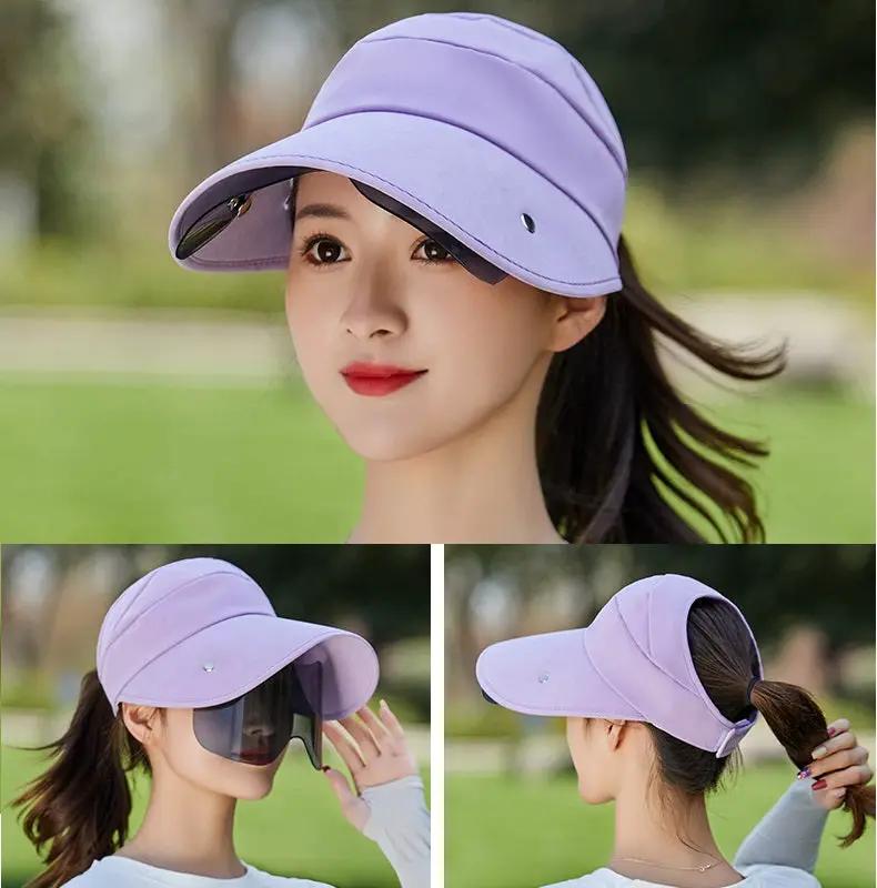 Women Summer Sun Protection Baseball Adjustable Cap Hat Unisex Golf UPF 50+ by dealonline.co.nz