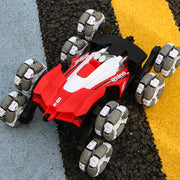 8 Wheels RC Stunt 2.4GHz Drift Car Spray & Light 360° Flips Rotating Swivel Arm by dealonline.co.nz