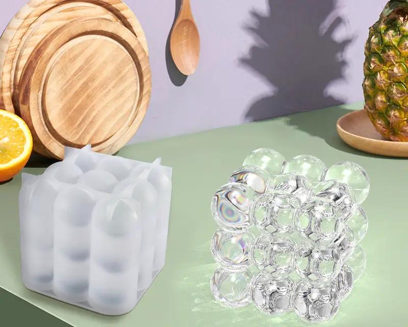 Epoxy Resin Candle Moulds Round Ball Magic Cube by Resin Art NZ